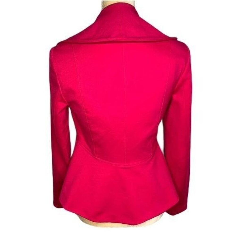 Inc International Concepts Draped Pink Small Women’s Jacket Blazer Zip Closure - Picture 4 of 13